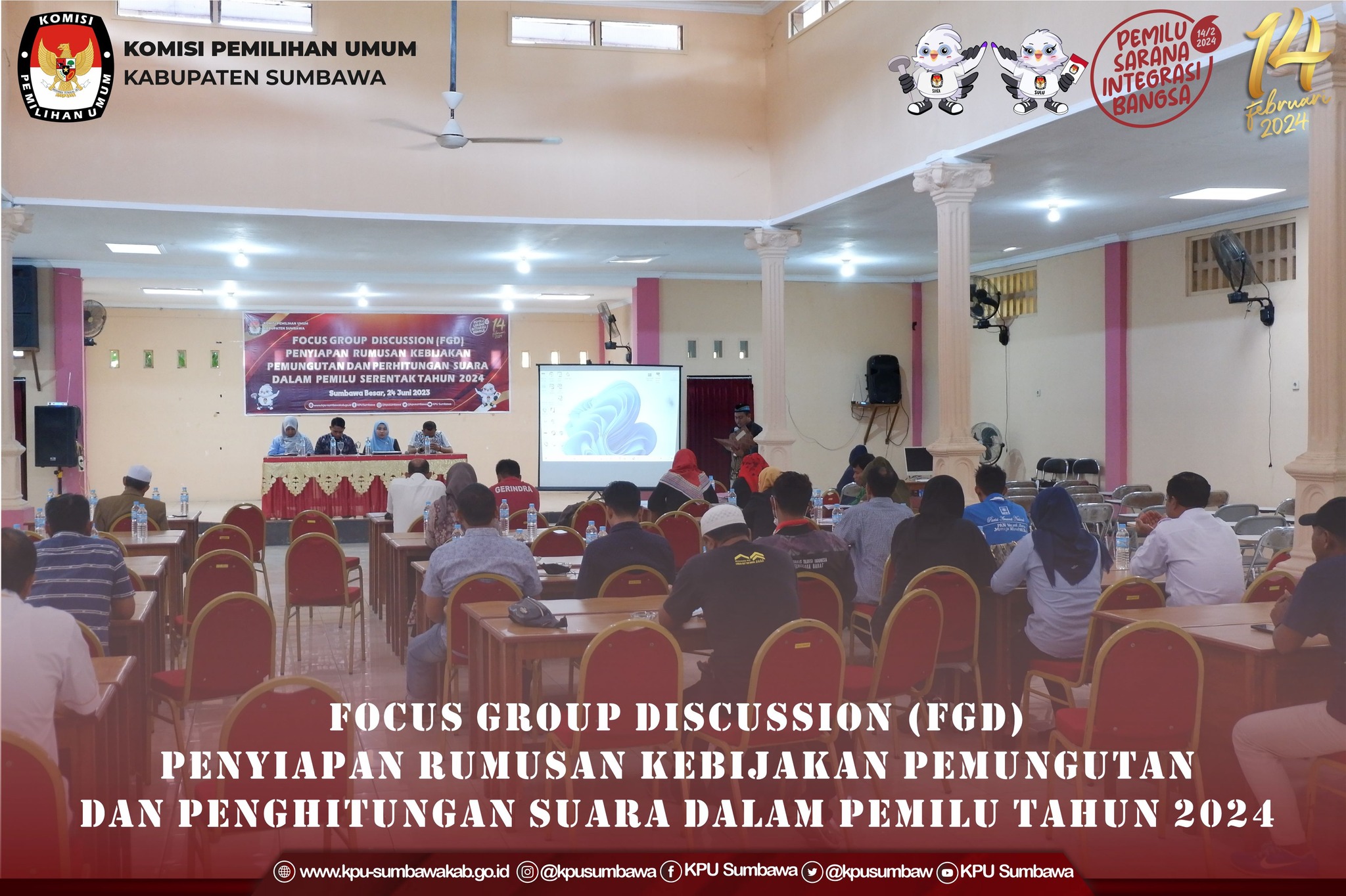 Focus Group Discussion ( FGD) Penyiapan Rumusan Kebijakan Pemungutan Suara Dan penghitungan suara